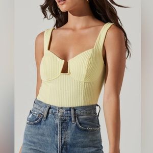 ASTR Aria bustier bodysuit